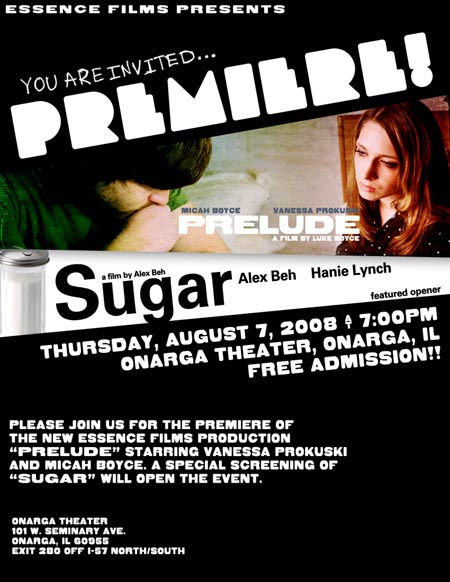 PRELUDE premiere flyer (Essence Films)